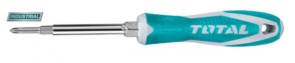 TOTAL - SURUBELNITA CAP DUBLU 6 IN 1 - CR-V (INDUSTRIAL)
