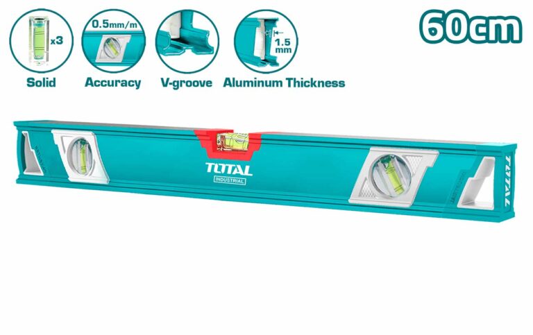 TOTAL - NIVELA CU BULA - 60CM - PRECIZIE 0.5MM (INDUSTRIAL)
