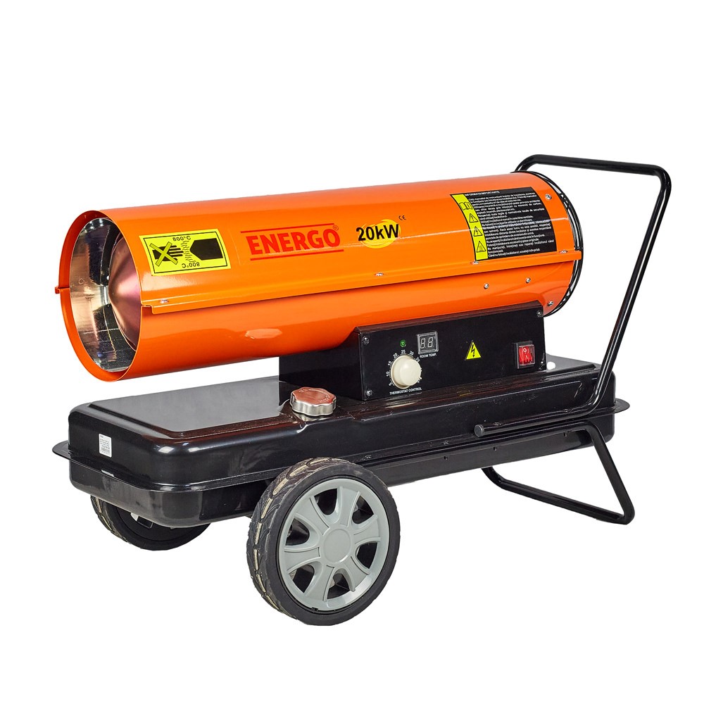 Incalzitor cu motorina ardere directa bdo20rt 20kw 17500kcal/h debit-588mc/h consum-1.85 l/h energo