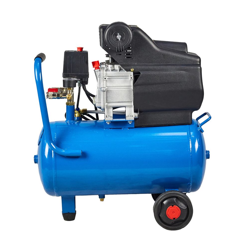 Compresor cu piston CP-24/198 AD debit aer refulat 100L/min P-8bari volum vas 24L 1.5kW 230V ENERGO - imagine 2