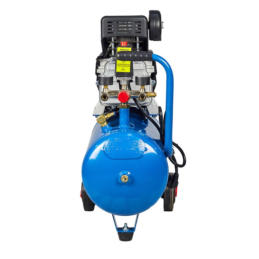 Compresor cu piston CP-24/198 AD debit aer refulat 100L/min P-8bari volum vas 24L 1.5kW 230V ENERGO - imagine 3