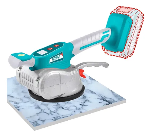 TOTAL - Vibrator cu ventuza pentru placi ceramice 20V (Include acumulator si incarcator) - imagine 11