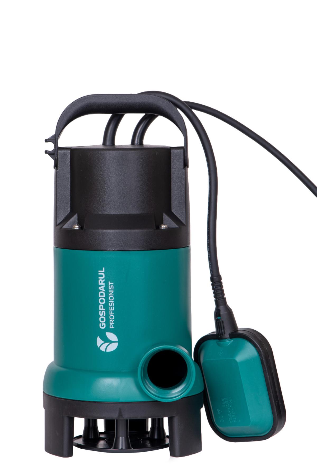 Pompa submersibila apa murdara Gospodarul Profesionist QDP-550-F - 400W, 7500 l/h - imagine 5