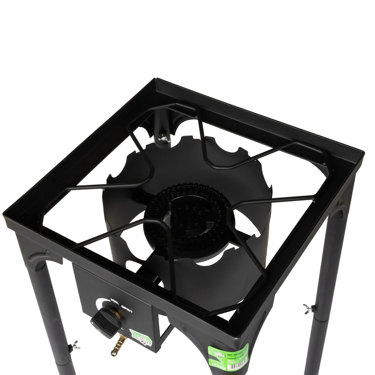 Pirostrie patrata Micul Fermier, putere termica 6kW, 1 arzator, inaltime ajustabila 72/42 cm - imagine 7