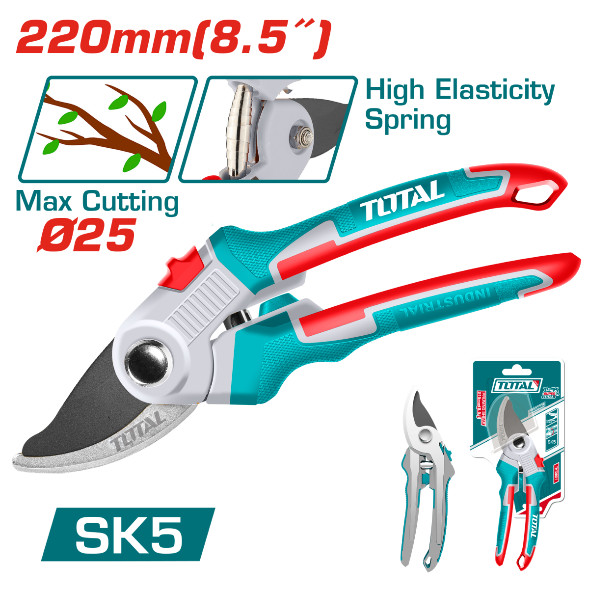 Specialistul Casei TOTAL - Foarfeca pentru crengi 8.5" SK5