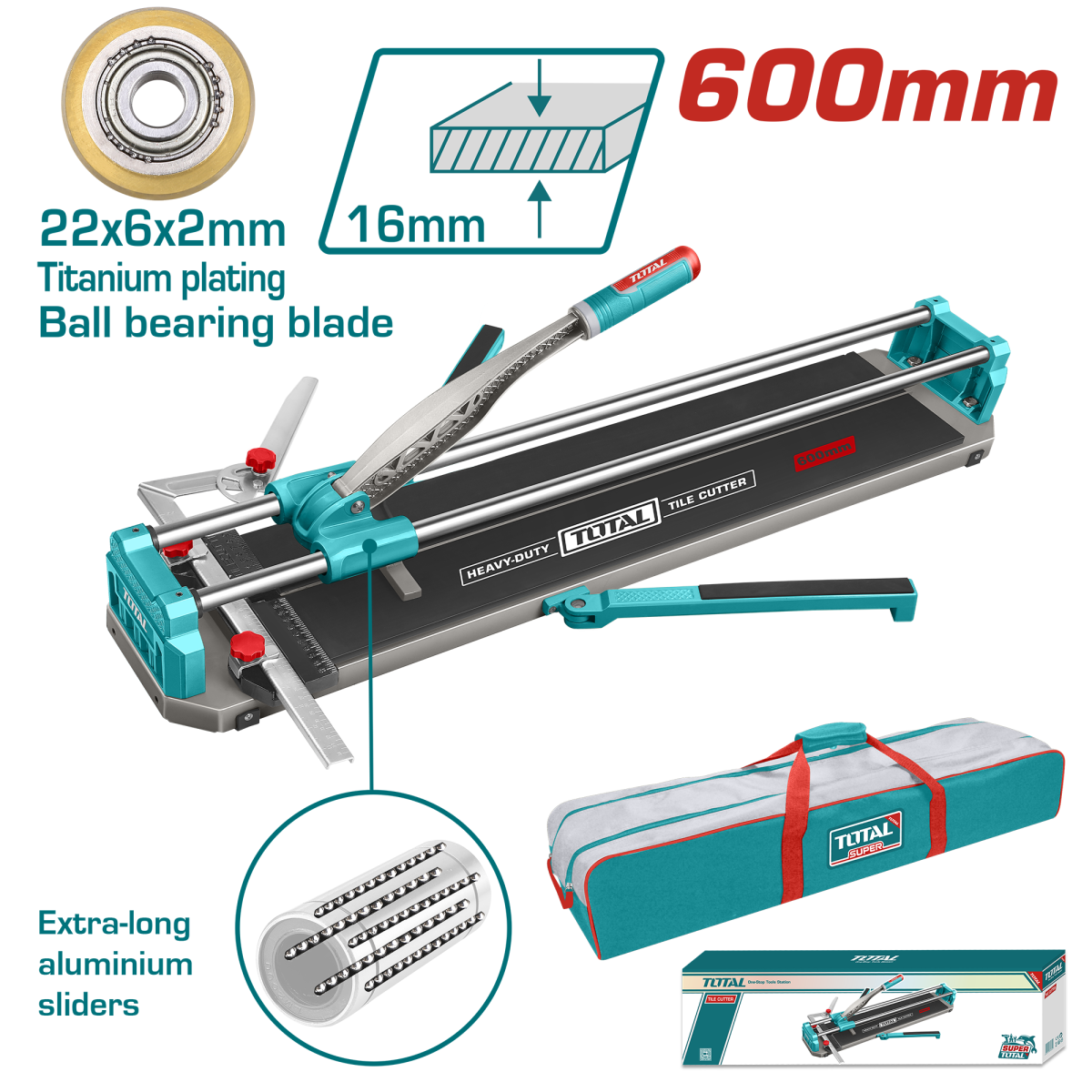 Specialistul Casei TOTAL - Masina pentru taiat gresie si faianta 600MM, 16MM